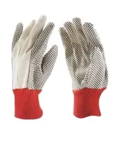 Calidad superior 12 OZ Lienzo Taladro Guante Tejido Ala de muñeca Pulgar Tamaño de color personalizado Forro de algodón al por mayor en TX (EE. UU.) - Product Image 3