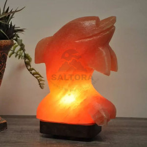 โคมไฟเกลือรูปปลาโลมา100% โคมไฟเกลือหิมาลัยบริสุทธิ์โคมไฟเกลือรูปปลาโลมาสินค้ามาโดยใช้ - Product Image 3