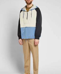 Haute qualité en gros décontracté entraînement en plein air course vêtements de sport veste coupe-vent respirant couleur bloc Nylon Anorak veste - Product Image 6