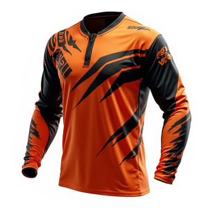 Camisetas de Motocross Personalizadas, Tejido Transpirable y Ligero, Diseñadas para la Seguridad y Protección del Piloto, Ropa de Carreras de Motos - Product Image 4