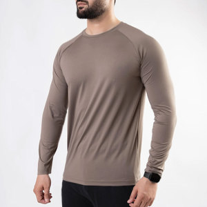 <b>Men's</b> Breathable Quick Dry <b>Gym</b> Clothing <b>Long</b> <b>Sleeve</b> Yoga <b>Top</b> Trending Custom Pattern <b>Men</b> Yoga <b>Top</b> - Product Image 1