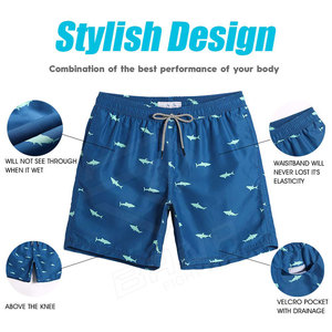 Shorts de Baño Personalizados para Hombre, de Tela No Tejida, Sólidos, Transpirables, Casuales, con Logotipo Personalizado OEM - Product Image 4