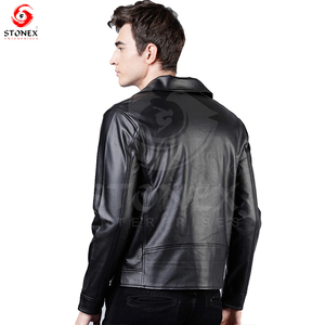 Article premium le plus populaire 100% cuir véritable Top vente Vêtements personnalisés Veste en cuir pour hommes. - Product Image 6