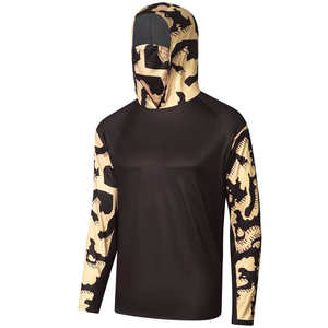 Sweat à capuche de pêche personnalisé avec logo, léger, motif vierge, en fibre de bambou, UPF 50+, UV, doux, séchage rapide, performance - Product Image 5