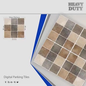 Carreaux de sol de stationnement en porcelaine numérique en pierre de granit vert de 400x400mm du fabricant d'usine en gros pour salle de bain extérieure - Product Image 6