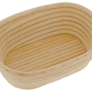 Panier à pain ovale en rotin naturel de qualité alimentaire avec doublure en tissu pour la fermentation de la pâte et la cuisson artisanale - Product Image 4