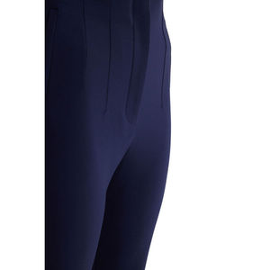 Pantalon de costume bleu marine taille haute pour femme - Product Image 2