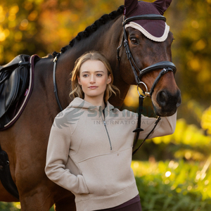 หมวกถักแบบมีหูรูปม้าระบายอากาศได้ดีมาใหม่หมวกกันน๊อคสำหรับนักขี่ม้าผ้าปากีสถานน้ำหนักเบาดีไซน์ซักได้ใส่สบาย - Product Image 6