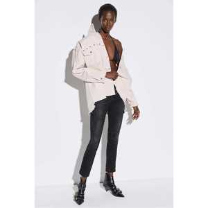 Chaqueta Blazer Casual para Mujer, 100% Algodón - Product Image 1