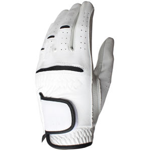 ถุงมือกอล์ฟสีขาวปรับแต่งได้สำหรับผู้ชายผู้หญิงหนังแท้ Cabretta วัสดุนิ่มมีโลโก้ให้เลือกแบบตามสั่ง - Product Image 4