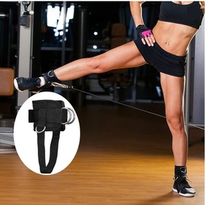 Wholesale RC Fitness Wear Adjustable Leather <b>Ankle</b> <b>Support</b> Keep Warm Professional Protection Breathable Gym Fitness Sports Cuff - Product Image 4