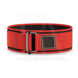 Cinturón de Levantamiento de Pesas de Piel de Vaca Cómodo con Hebilla de Acero, Ajustable para Entrenamiento Físico, Novedad - Product Image 1