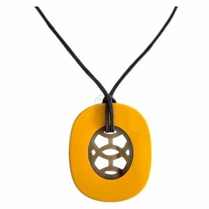 Collar de cuerno de búfalo de madera lacada, todos los colores, collar de cuerno de búfalo natural, producto indio hecho a mano de F S International - Product Image 4