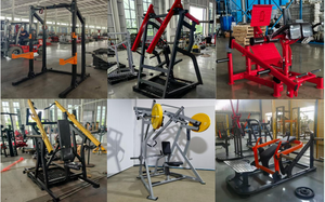 Nouvelle arrivée ceinture de rhinocéros chargée en plaques Machine à <span class=keywords><strong>squat</strong></span> pour salle de sport commerciale équipement d'entraînement pour les hanches, les cuisses, les fesses et les jambes - Product Image 5