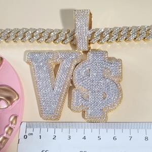 Collier Miami Cuban Link en or jaune massif 18 carats personnalisé, serti de pierres naturelles, chaîne pour rappeurs tendance certifiés, cadeau pour homme - Product Image 3