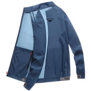 เสื้อแจ็กเก็ตกันแดดของผู้ชายเสื้อไอซ์ซิลค์ระบายอากาศบางเฉียบทันสมัยสำหรับฤดูร้อน - Product Image 2
