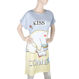 Chemise de nuit pour femme - Gris - Product Image 1