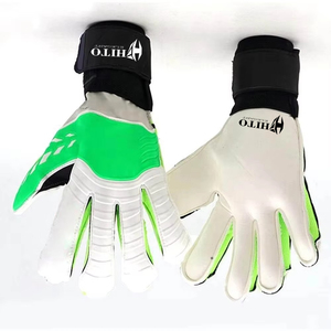 Gants de gardien de but au design dernier cri, Giga Latex, dos en silicone injecté, coupe hybride, sangle intégrée, caoutchouc T-Tab, design personnalisé - Product Image 2