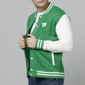 Casual Wear Comfortable <b>Men</b> Varsity Winter <b>Jackets</b> Stand Collar Front Logo Eco-Friendly <b>Lightweight</b> Customizable <b>for</b> Sale - Product Image 2