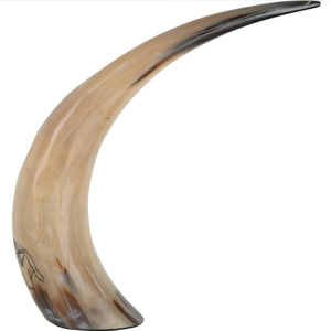 Pièce maîtresse en corne de pierre Art déco 38 cm Souvenir décoratif pour salon bureau salon décoration de la maison cadeaux d'anniversaire - Product Image 4