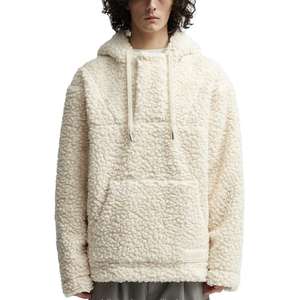 Unisex <b>Sherpa</b> Fleece <b>Hoodie</b> Winter Warm Teddy Pullover Casual Streetwear Sweatshirt for Men Women - Product Image 3