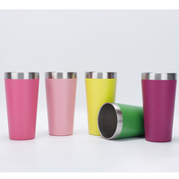Taza de impresión personalizada para acampar, beber cerveza, agua, aislamiento térmico, termo de Metal, vaso de café, taza de acero inoxidable