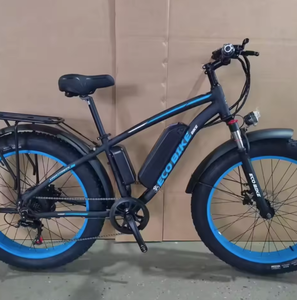 Bicicleta Eléctrica Plegable SMK de 20 Pulgadas con Motor Trasero de 500W y Batería de Litio de 48V 12.8AH, Bicicleta Eléctrica sin Escobillas - Product Image 1