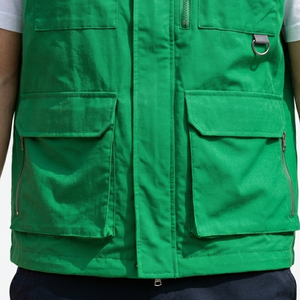 Chaleco Cortavientos Moderno de Diseño Personalizado para Hombre con Múltiples Bolsillos, Chaleco Cortavientos sin Mangas de Alta Calidad - Product Image 5