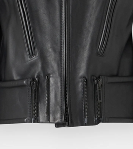 Chaqueta de cuero para mujer de nuevo diseño clásico 2025, chaqueta de cuero para mujer de alta calidad para mujer a la venta - Product Image 6