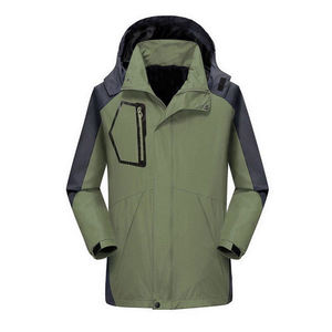 Veste de pluie d'extérieur pour hommes, manteau de pluie imperméable à capuche avec fermeture éclair, au design et à la taille personnalisés, vente en gros - Product Image 6