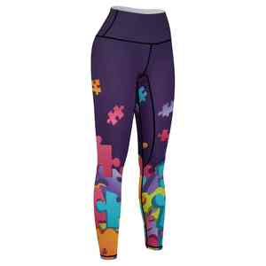 Leggings de sport respirants pour femmes Pantalons de sport extensibles personnalisés pour la course à pied et le yoga - Product Image 2