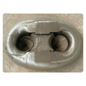 Venta al por mayor 56mm usado Stud Link aleación acero cadenas soldadas carga pesada barco marino aparejo de anclaje para alta mar industrial - Product Image 6