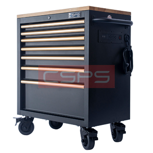 Vente en gros Boîte à outils modulaire à 07 tiroirs Ensemble de mécanicien de conditionnement ISTA Armoire de garage en acier enduit de poudre personnalisable Rangement d'outils OEM - Product Image 6