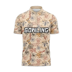 Camisas de bolos transpirables y cómodas para hombres Camisas de bolos de diseñador de moda completamente personalizadas para hombres nuevos - Product Image 3