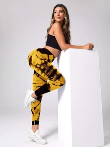 Leggings de yoga pour femmes de haute qualité avec taille élastique, séchage rapide, respirant, pantalon de fitness et de sport, vêtements de sport abordables - Product Image 5