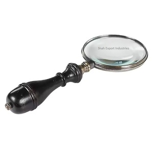 Corne en laiton personnalisée loupe faite loupe loupe noire finie loupe pour l'utilisation de la lecture de livres - Product Image 1