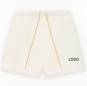 <b>Shorts</b> Summer Sports Casual Loose Large Size Breathable <b>Sweat</b> 100% Cotton <b>Shorts</b> With Pockets for Unisex - Product Image 5