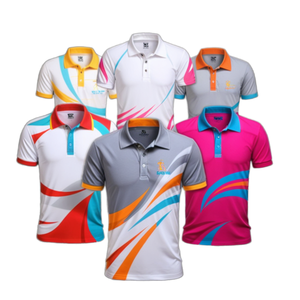 Men's Casual for Polo <b>Shirts</b> with Custom Logo 95% Polyester 5% Spandex Work Sublimation Printed Men's for Polo <b>Shirts</b> - Product Image 1