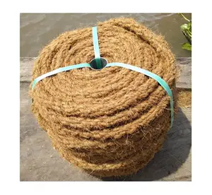 High Quality Natural Coconut Coir Fibre Rope/ Coir Rope/ Twisted Yarn Coco Rope from ViGi Farm
