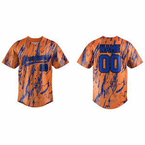 Uniforme Personalizado de Béisbol para Clubes Adultos, con Nombre y Número del Jugador, Sublimación, Bordado, Impresión, Transpirable, 100% Talla Grande - Product Image 1