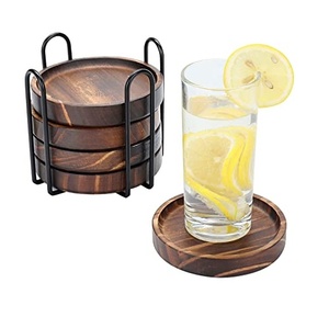 ที่รองแก้วไม้ขาตั้งโลหะดีไซน์หรูหรา,ที่รองแก้วไม้สำหรับใส่ไวน์ราคาถูก - Product Image 6