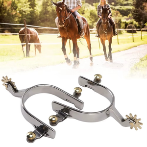 Par de Espuelas para Caballo, Cómodas, de Acero Inoxidable, para Equitación, Instrumentos Quirúrgicos Veterinarios, 1 Año de Garantía - Product Image 4