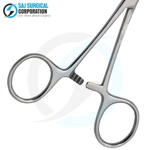 Pinza hemostática quirúrgica reutilizable de acero inoxidable Spencer Wells para uso en clínica hospitalaria y laboratorio médico - Product Image 5