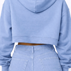 เสื้อครอปท็อปผู้หญิงทรงโอเวอร์ไซส์ สไตล์ลำลอง สตรีทแวร์ แฟชั่น สวมใส่สบาย รับสกรีนลายตามสั่ง ขายส่งจากโรงงานโดยตรง - Product Image 6