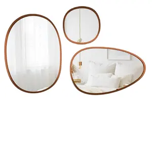 Set Of 3 living room aluminum frame decorative round wall wholesale bathroom mirror TQC Supplier Wholesale Rate