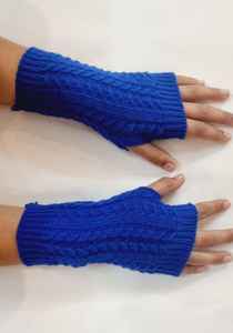 Mitaines d'hiver à la mode à la mode tricotées en acrylique doux tricot de câble facile à porter accès quotidien aux sports entièrement personnalisé - Product Image 2