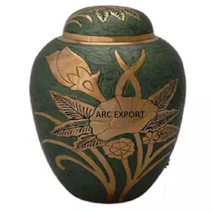 Última Mezcla de Color Marrón y Negro Decoración Tazón Flor Pegatinas Decoración Urnas Memorables Para Cenizas Humanas Urnas Al Mejor Precio - Product Image 4