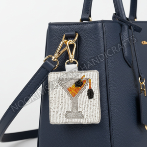 Llavero de regalo con bordado de cuentas redondas para organizadores de eventos que necesitan diseños personalizados al por mayor - Product Image 5