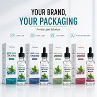 Concentré de soin buccal personnalisé pour irrigateur dentaire, gouttes de bain de bouche, marque privée, 60 ml, sérum pour irrigateur dentaire, fabricant OEM ODM de soins bucco-dentaires