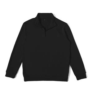 Sudadera clásica con cremallera 1/4 para hombre, jersey de invierno cálido con acabado liso de algodón GSM 450, Top con media cremallera y logotipo bordado OEM ODM - Product Image 6